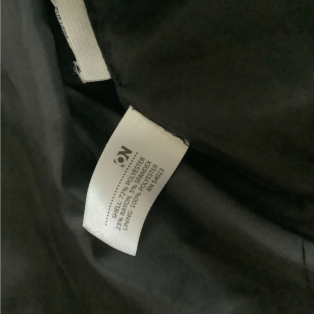 Old Navy Swing Jacket Blazer Suit Dress Black M Three Quarter Sleeve - Picture 4 of 7